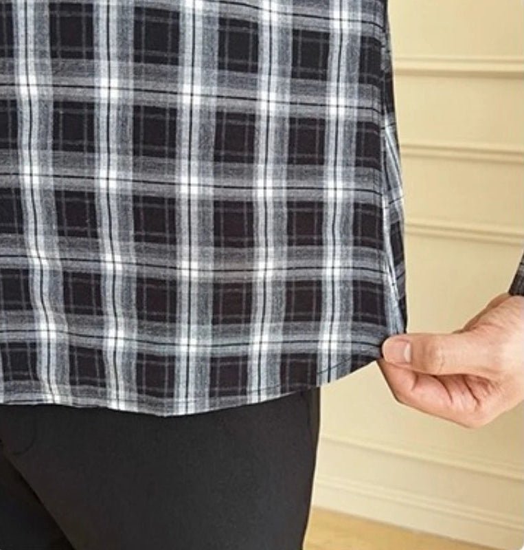 Tony business casual plaid shirt - Antonios