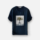 Tree print slim fit summer t-shirt - Antonios