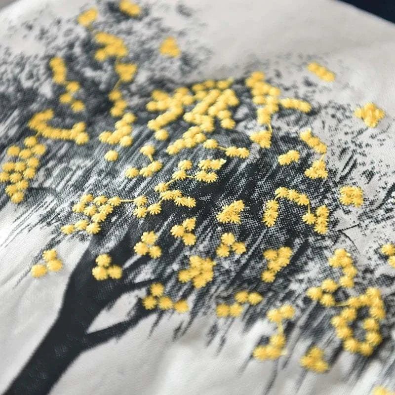 Tree print slim fit summer t-shirt - Antonios