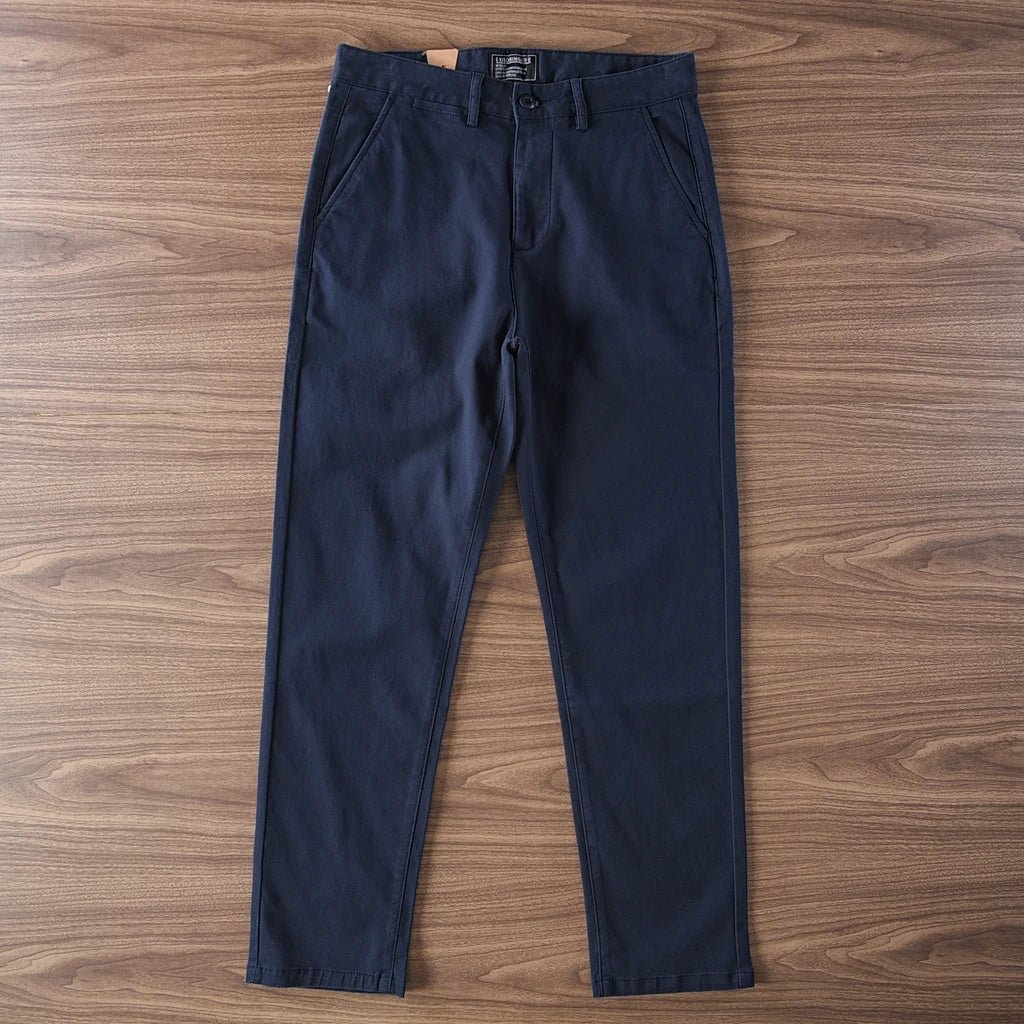 Twill casual simple pants - Antonios