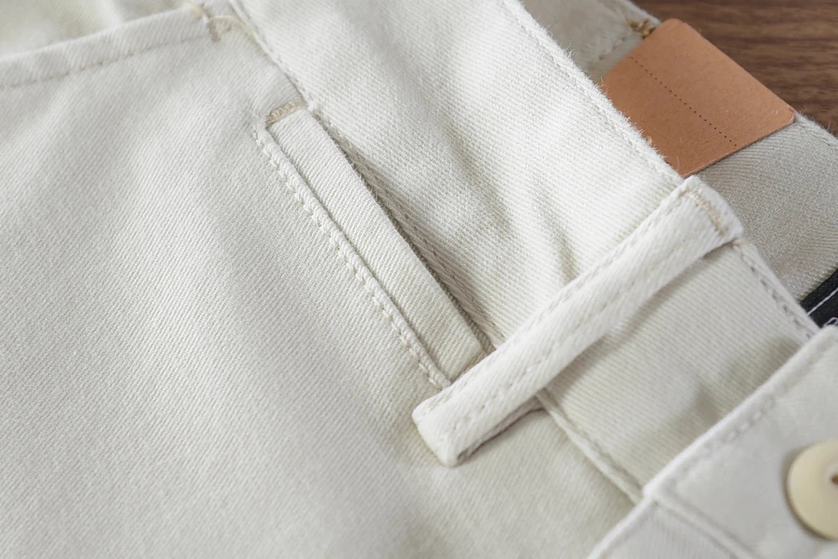 Twill casual simple pants - Antonios