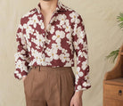 Vacation linen printed shirt - Antonios