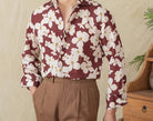 Vacation linen printed shirt - Antonios