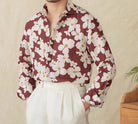 Vacation linen printed shirt - Antonios