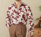 Vacation linen printed shirt - Antonios