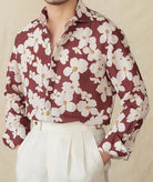 Vacation linen printed shirt - Antonios