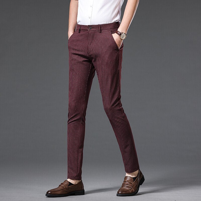 Vinny Plaid Trousers - Antonios