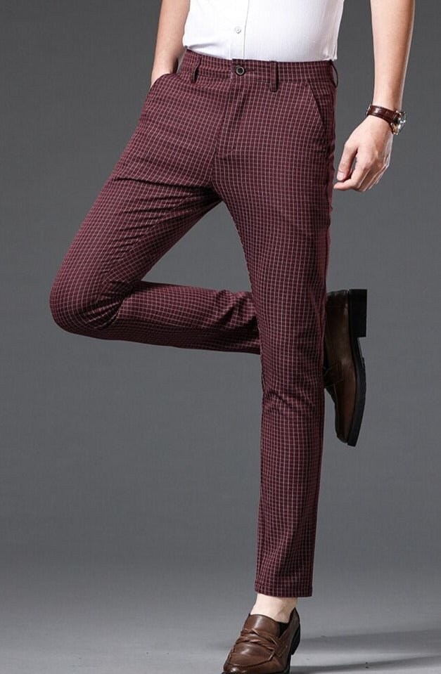 Vinny Plaid Trousers - Antonios