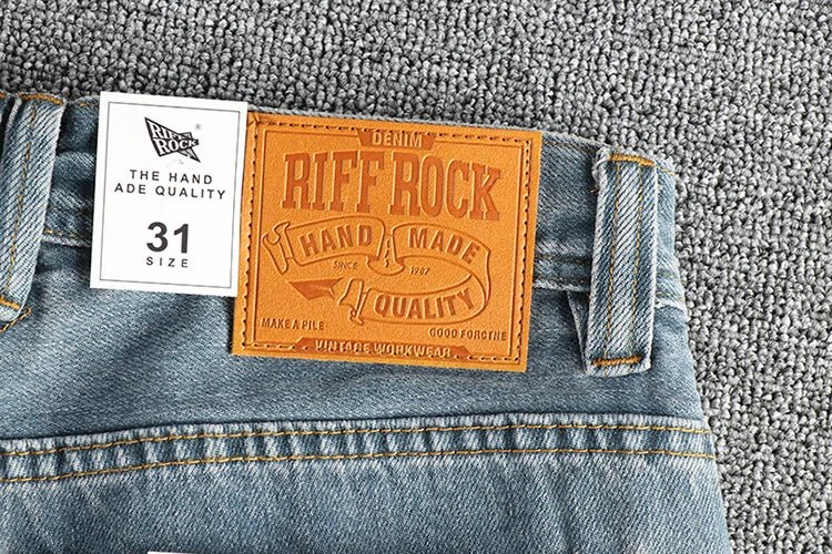 Vintage blue straight jeans - Antonios