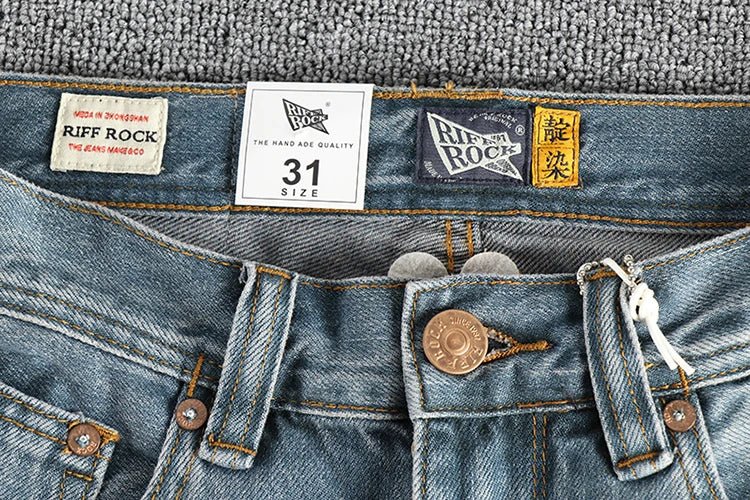 Vintage blue straight jeans - Antonios