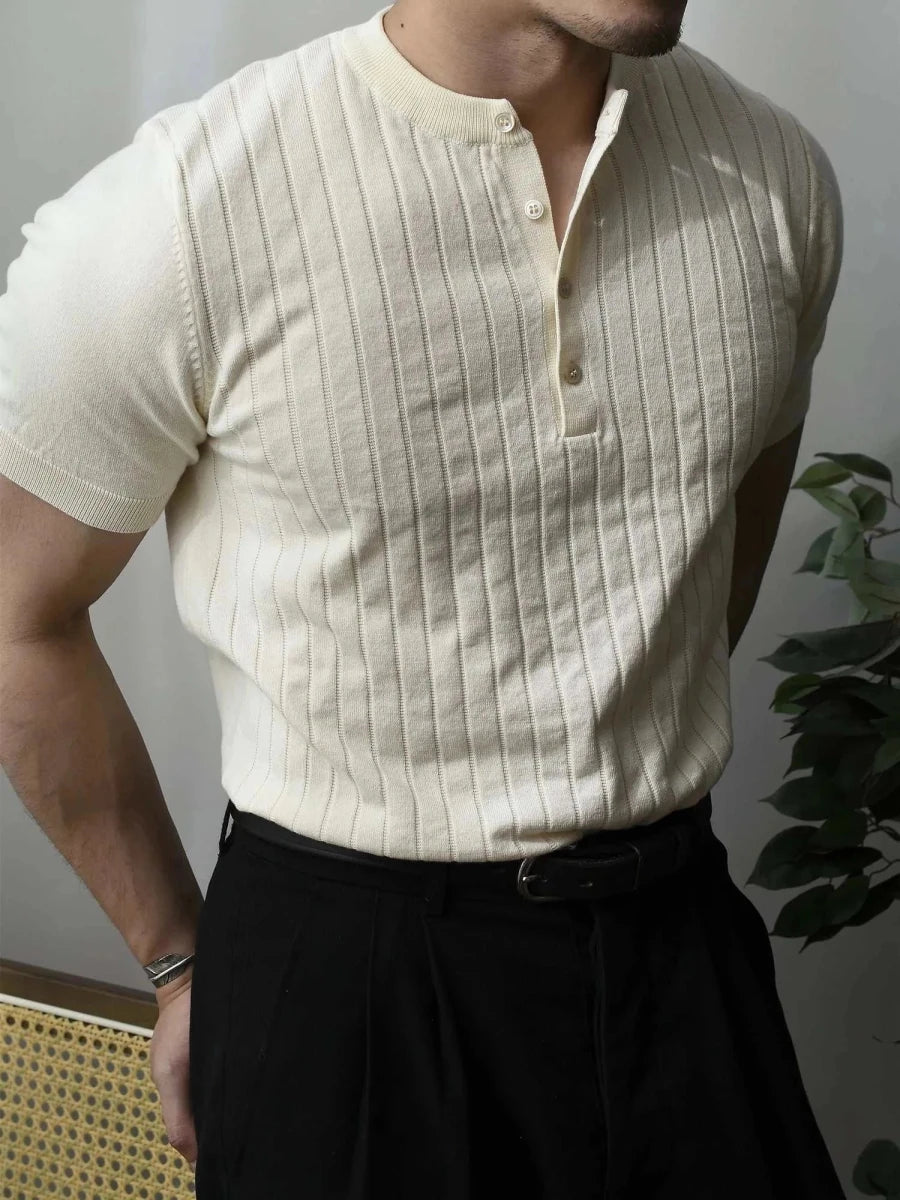 Vintage business cotton summer t-shirt - Antonios