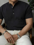 Vintage business cotton summer t-shirt - Antonios