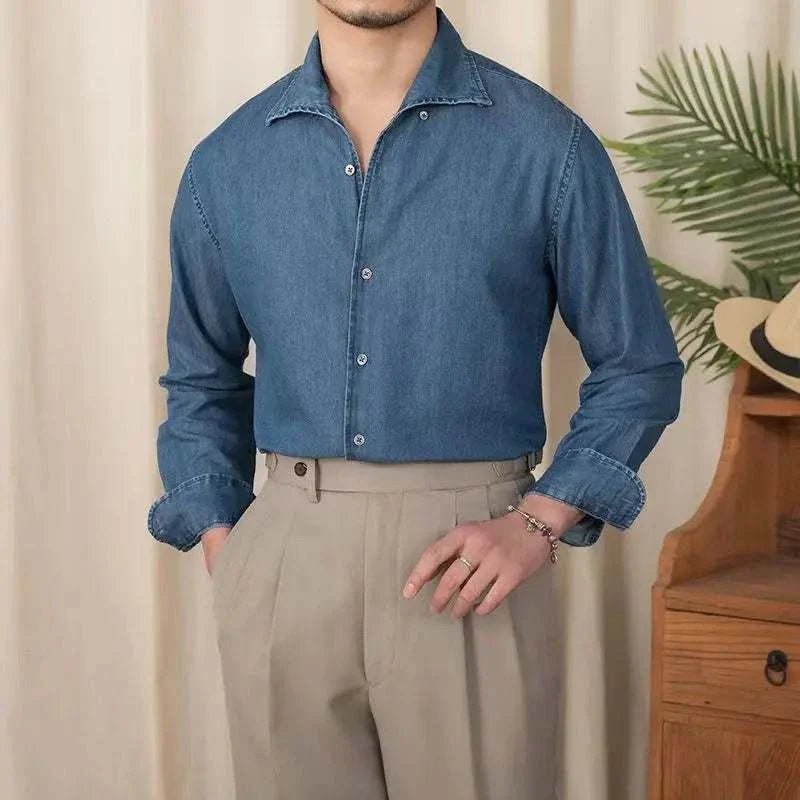 Vintage casual long sleeve shirt - Antonios