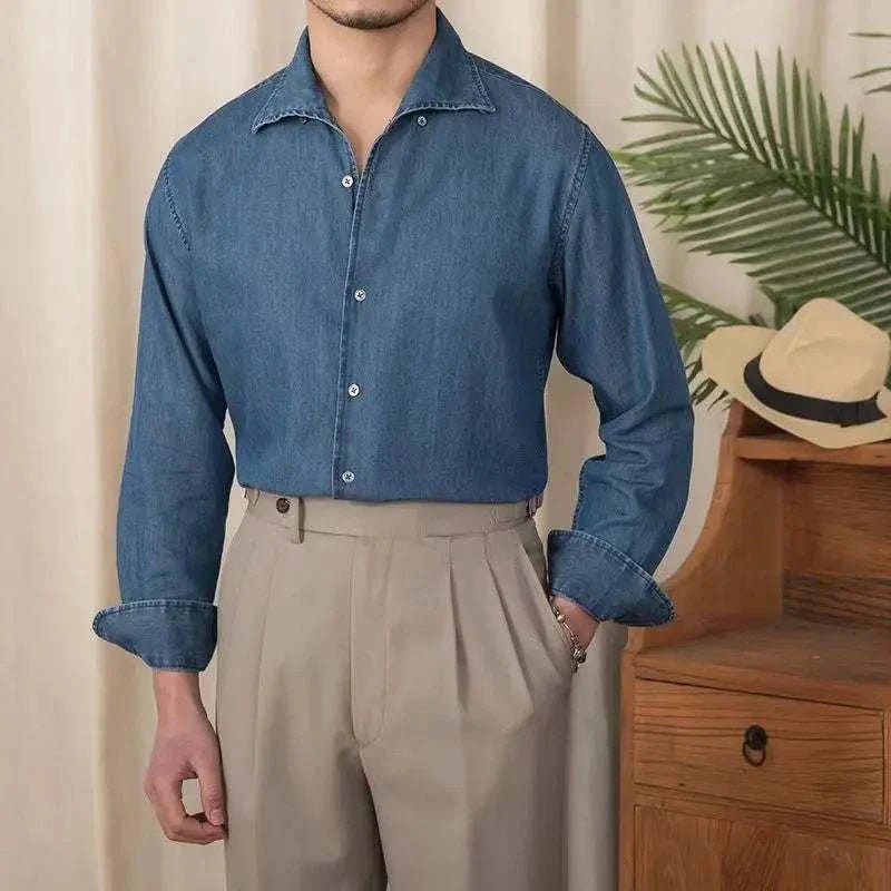 Vintage casual long sleeve shirt - Antonios