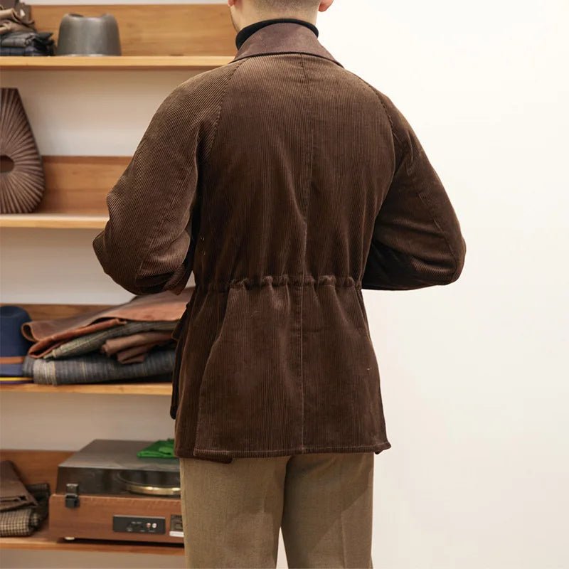 Vintage corduroy trench jacket - Antonios