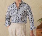 Vintage cotton linen japanese trend shirt - Antonios