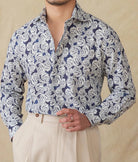 Vintage cotton linen japanese trend shirt - Antonios