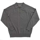 Vintage polo sweater with turn - down collar - Antonios
