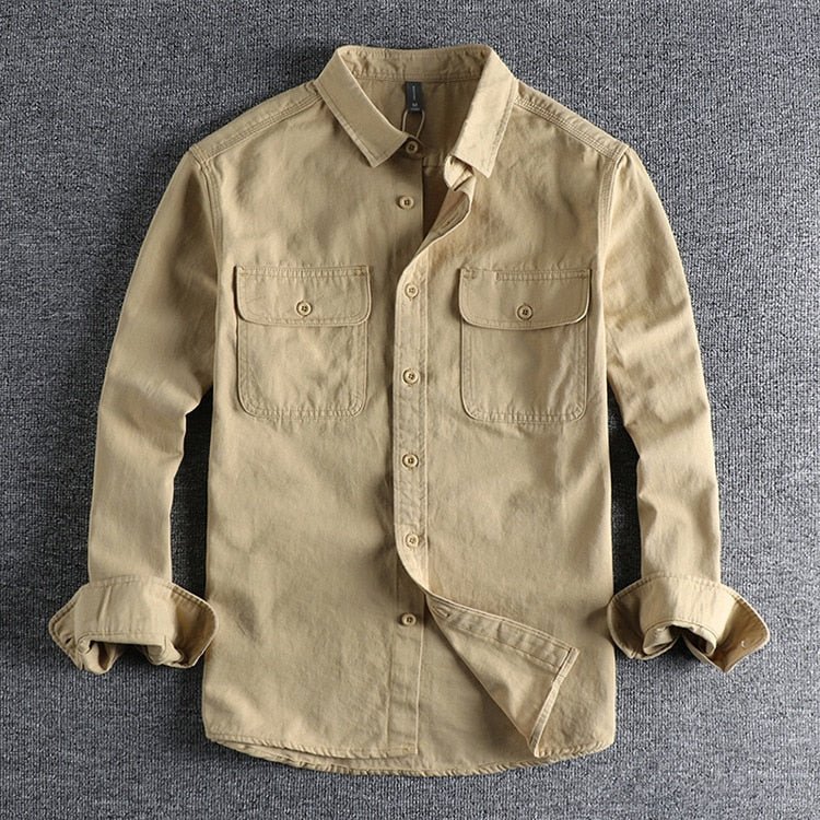 Vintage - Retro Cotton Shirt - Antonios