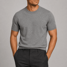 Vintage style casual t-shirt 100% combed cotton - AntoniosClothing - Heather gray