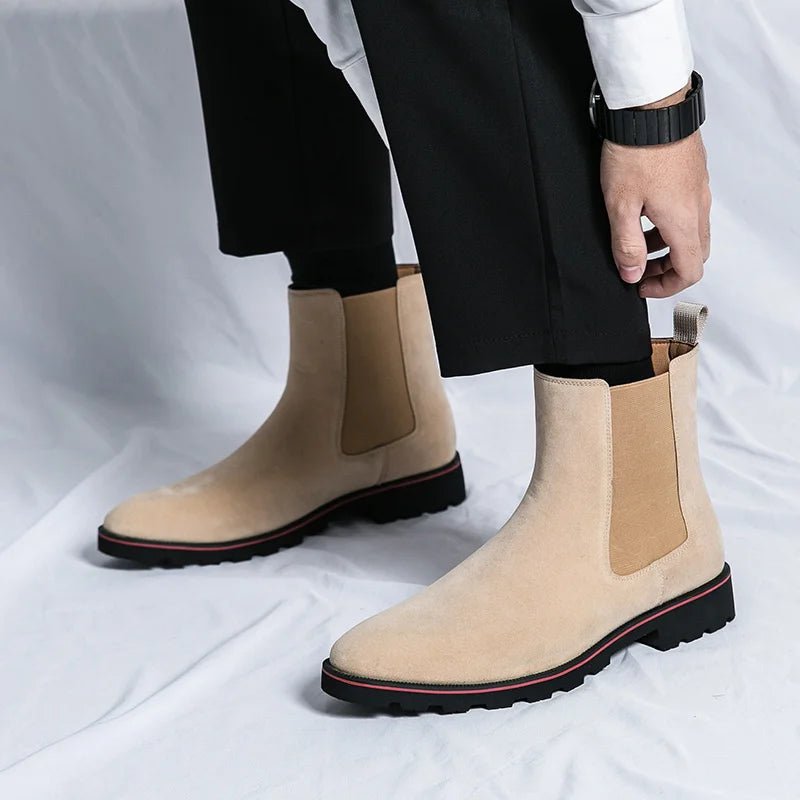 Vintage suede chelsea boots - Antonios