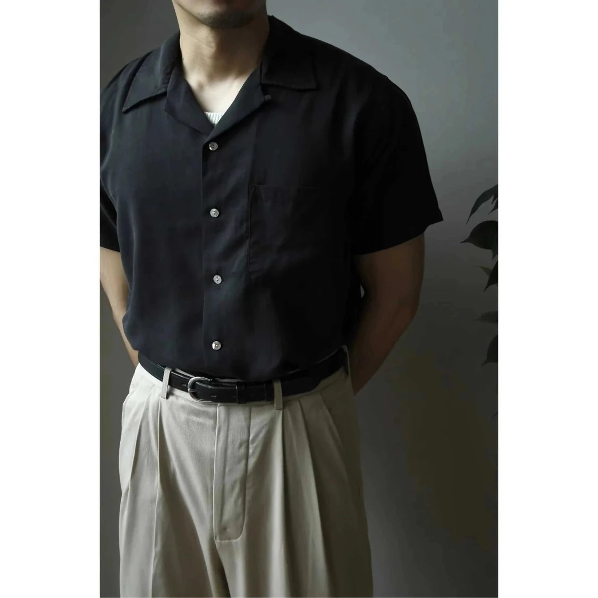 Vintage tencel beach summer shirt - Antonios
