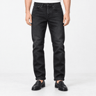 Washed black straight leg stretch jeans - AntoniosClothing - Washed black