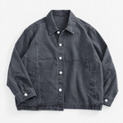 Washed cotton chore jacket - AntoniosClothing - Gray