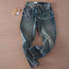 Washed streetwear style denim jeans - Antonios