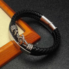 Weave triple leather bracelet - Antonios