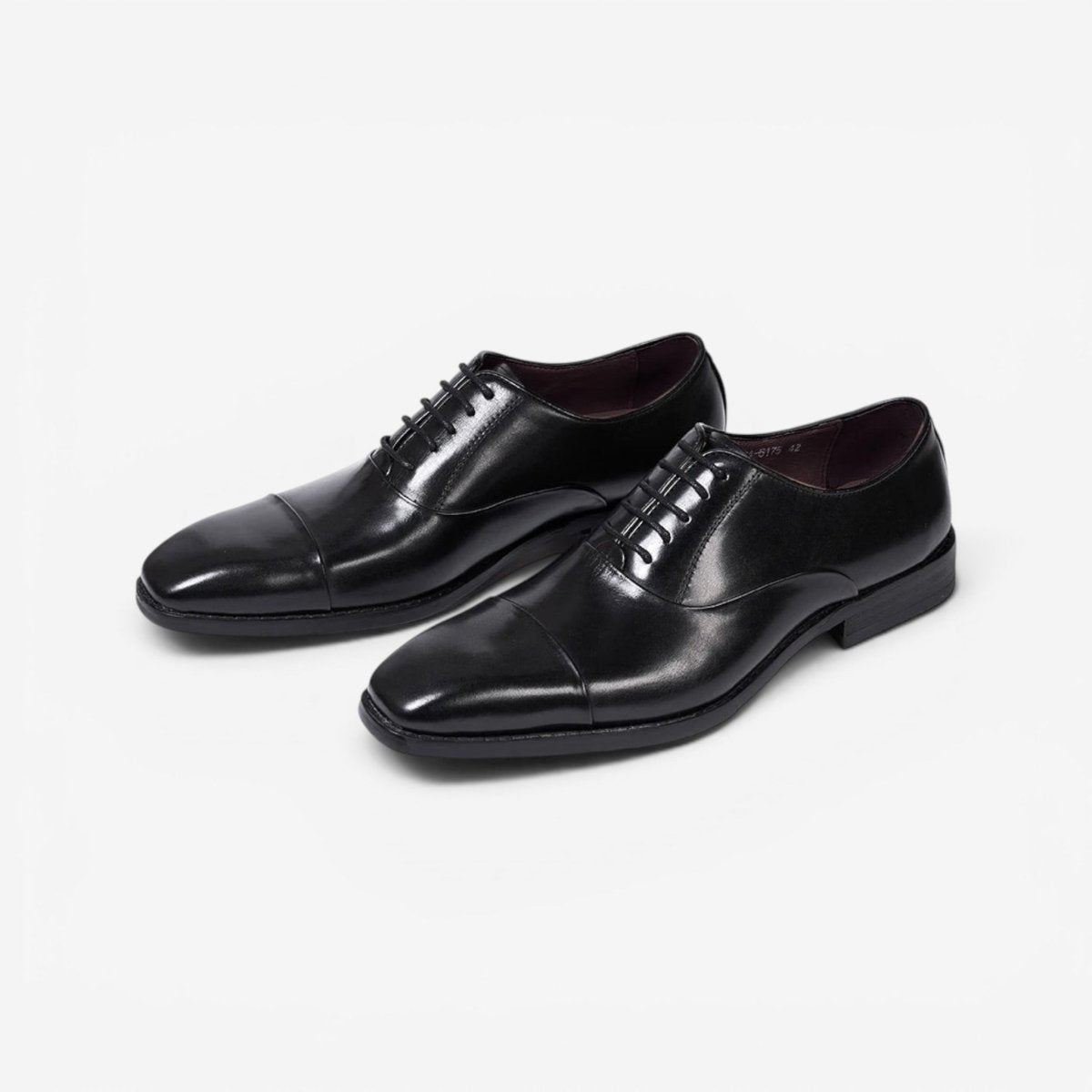 Wedding genuine leather premium shoes - AntoniosClothing - Black