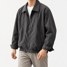 Will retro loose bomber jacket - AntoniosClothing - Gray