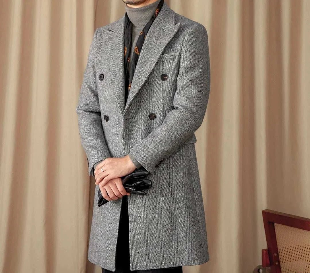 Winter double breated wool coat - Antonios