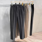 Winter korean pants with elastic waist - Antonios