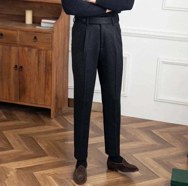 Winter wool italian trousers - Antonios