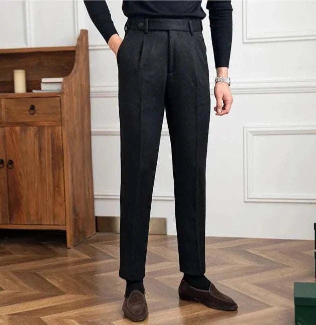 Winter wool italian trousers - Antonios