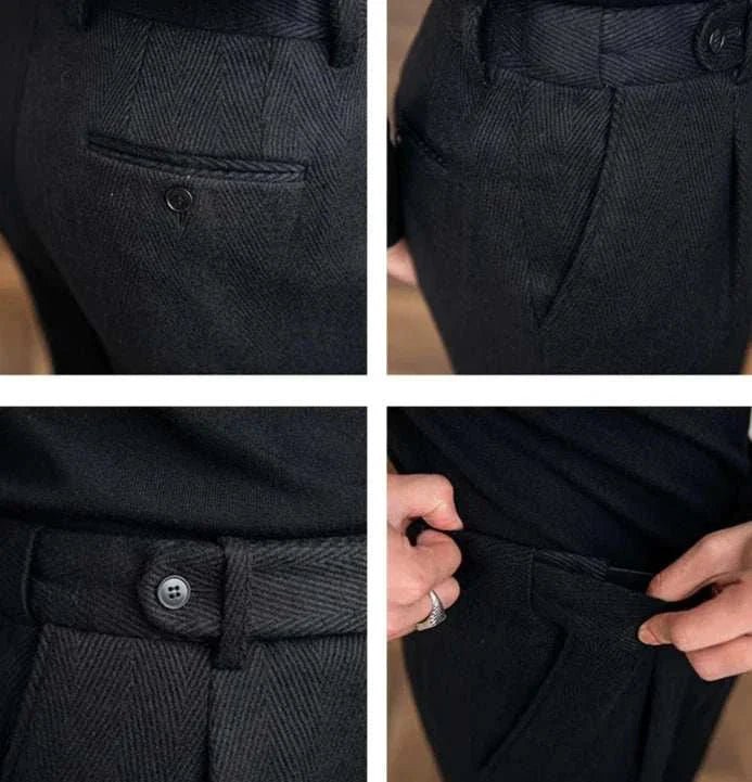 Winter wool italian trousers - Antonios