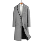 Wool elegant long coat - Antonios