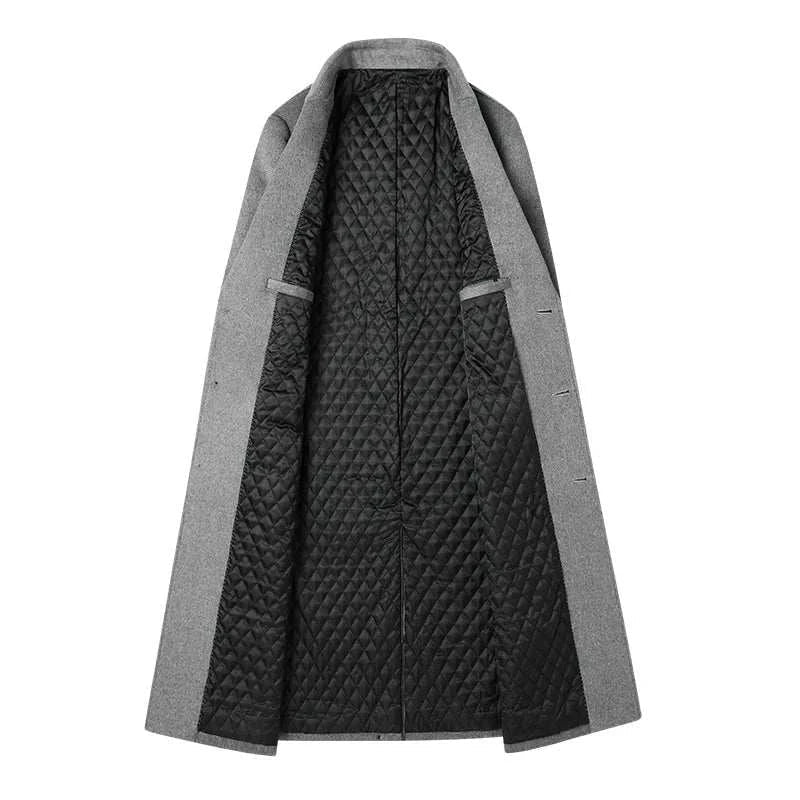 Wool elegant long coat - Antonios