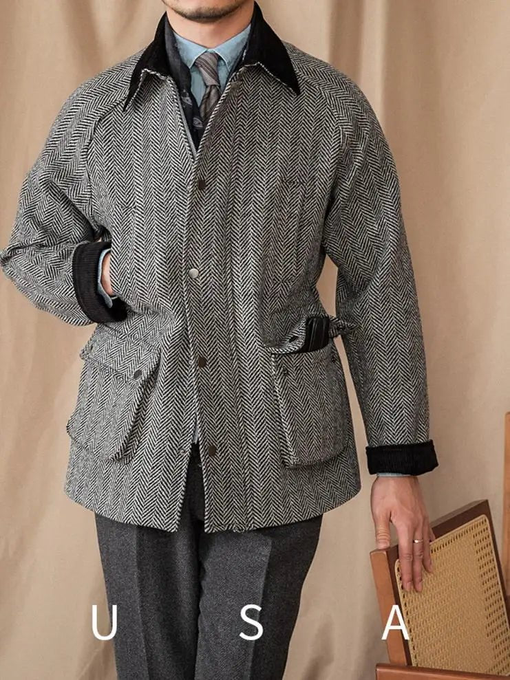 Wool heavy vintage coat - Antonios
