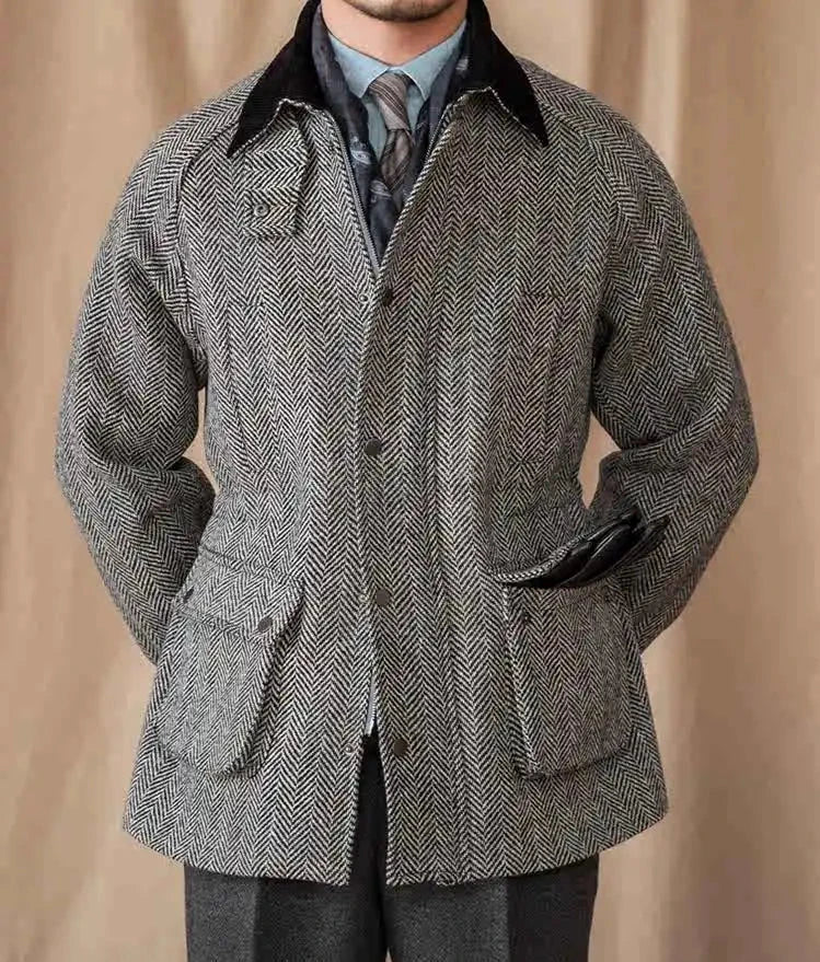 Wool heavy vintage coat - Antonios