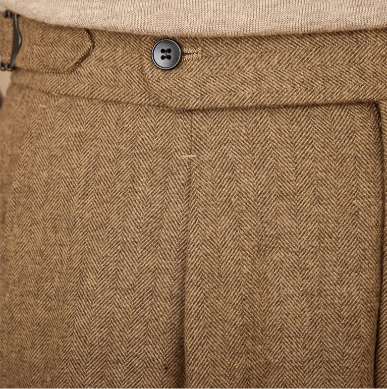 Wool winter italian trousers - Antonios