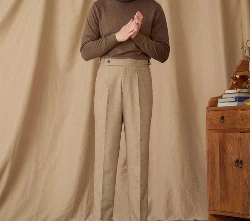Wool winter italian trousers - Antonios
