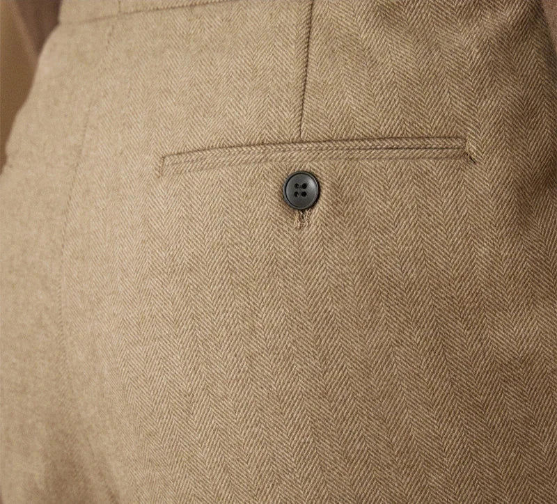 Wool winter italian trousers - Antonios