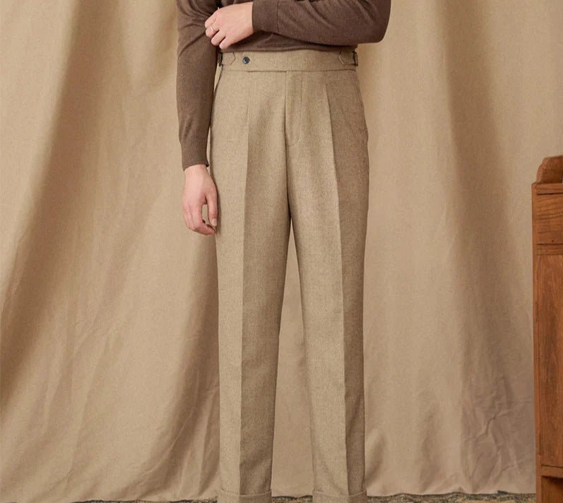 Wool winter italian trousers - Antonios