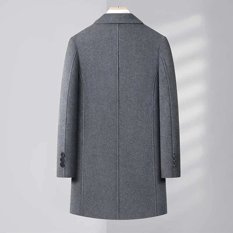 Woolen business long coat - Antonios