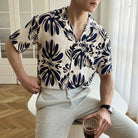 Wrinkle - Free loose short sleeve cuban shirt - Antonios