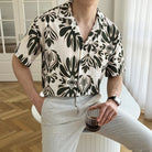 Wrinkle - Free loose short sleeve cuban shirt - Antonios