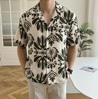 Wrinkle - Free loose short sleeve cuban shirt - Antonios