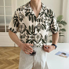 Wrinkle - Free loose short sleeve cuban shirt - Antonios